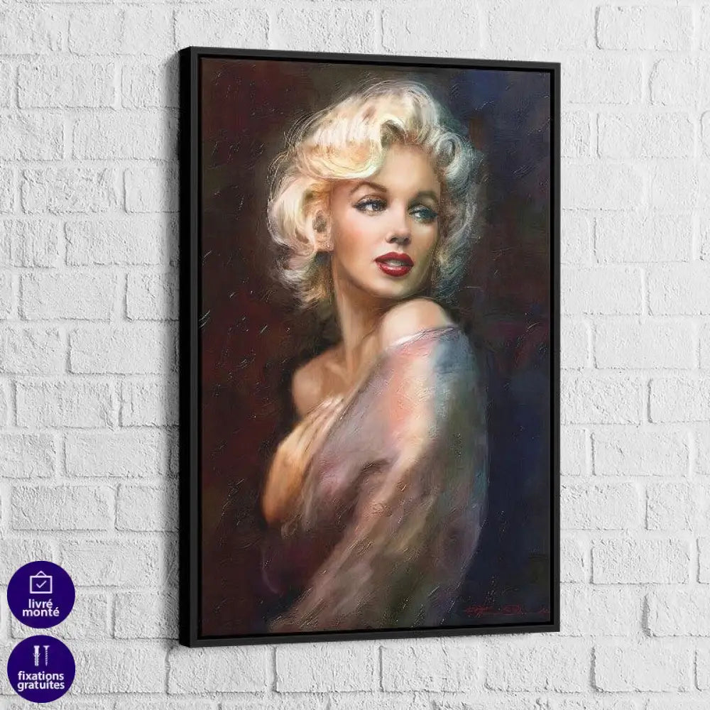 Tableau Marilyn Monroe Painting - Montableaudeco