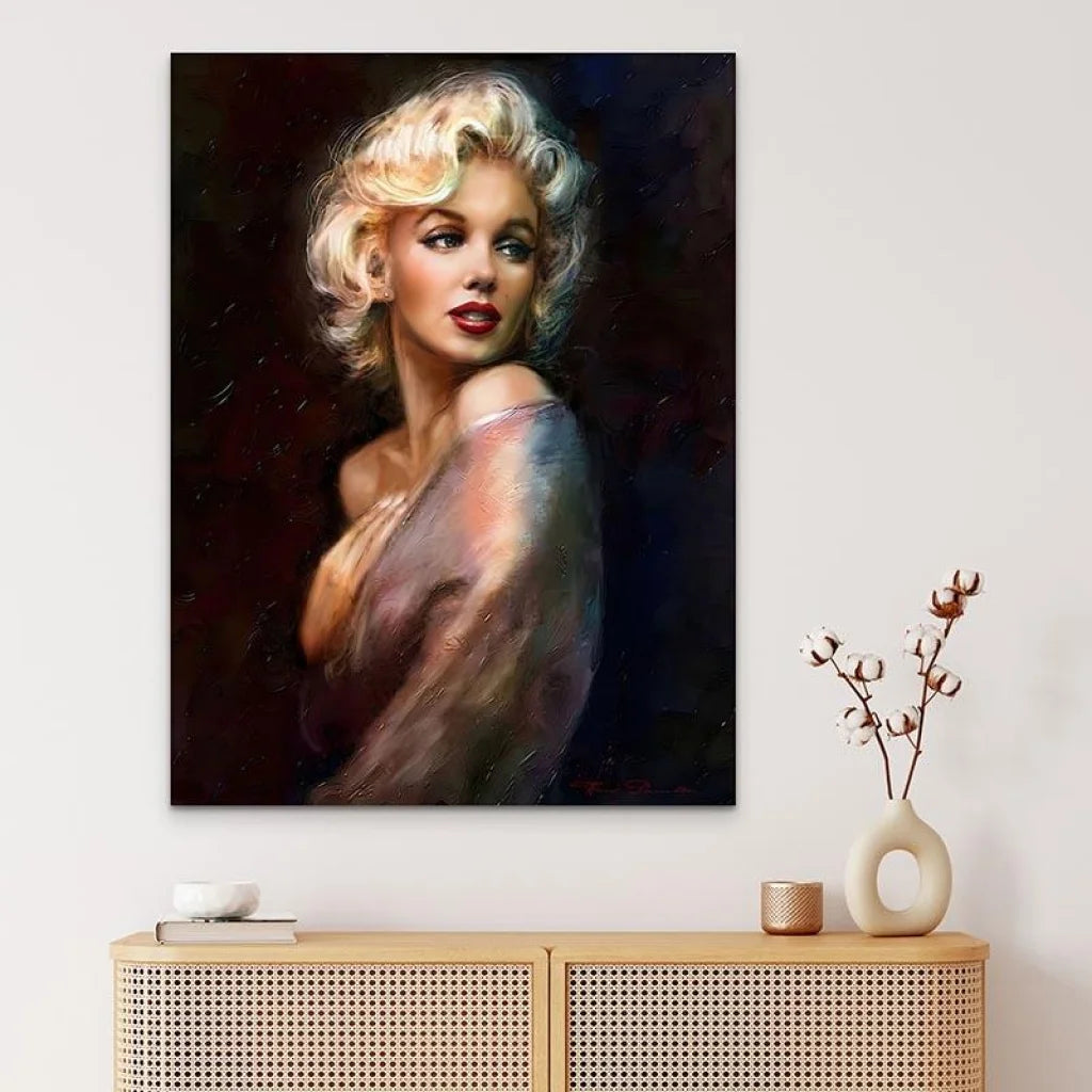 Tableau Marilyn Monroe Painting - Montableaudeco