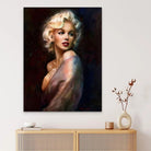 Tableau Marilyn Monroe Painting - Montableaudeco