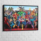 Tableau Marvel Dc Comics Les Super Héros - Montableaudeco