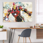 Tableau Marvel Iron Le Chevalier Moderne 40x60cm / Affiche sans cadre Tableau Marvel