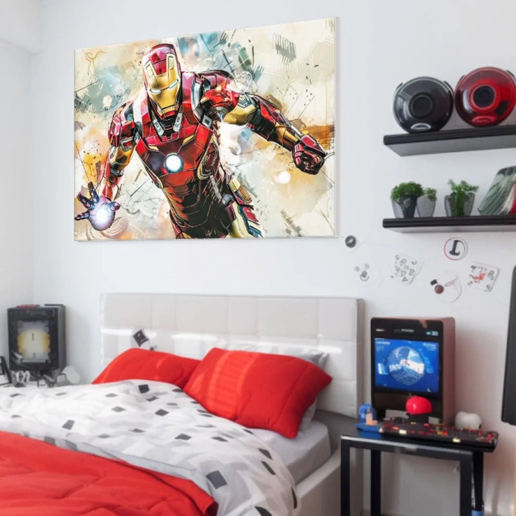 Tableau Marvel Iron Le Chevalier Moderne Tableau Marvel