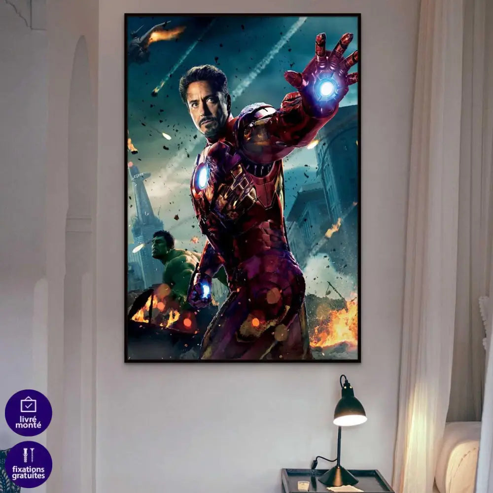 Tableau Marvel Iron Man - Montableaudeco