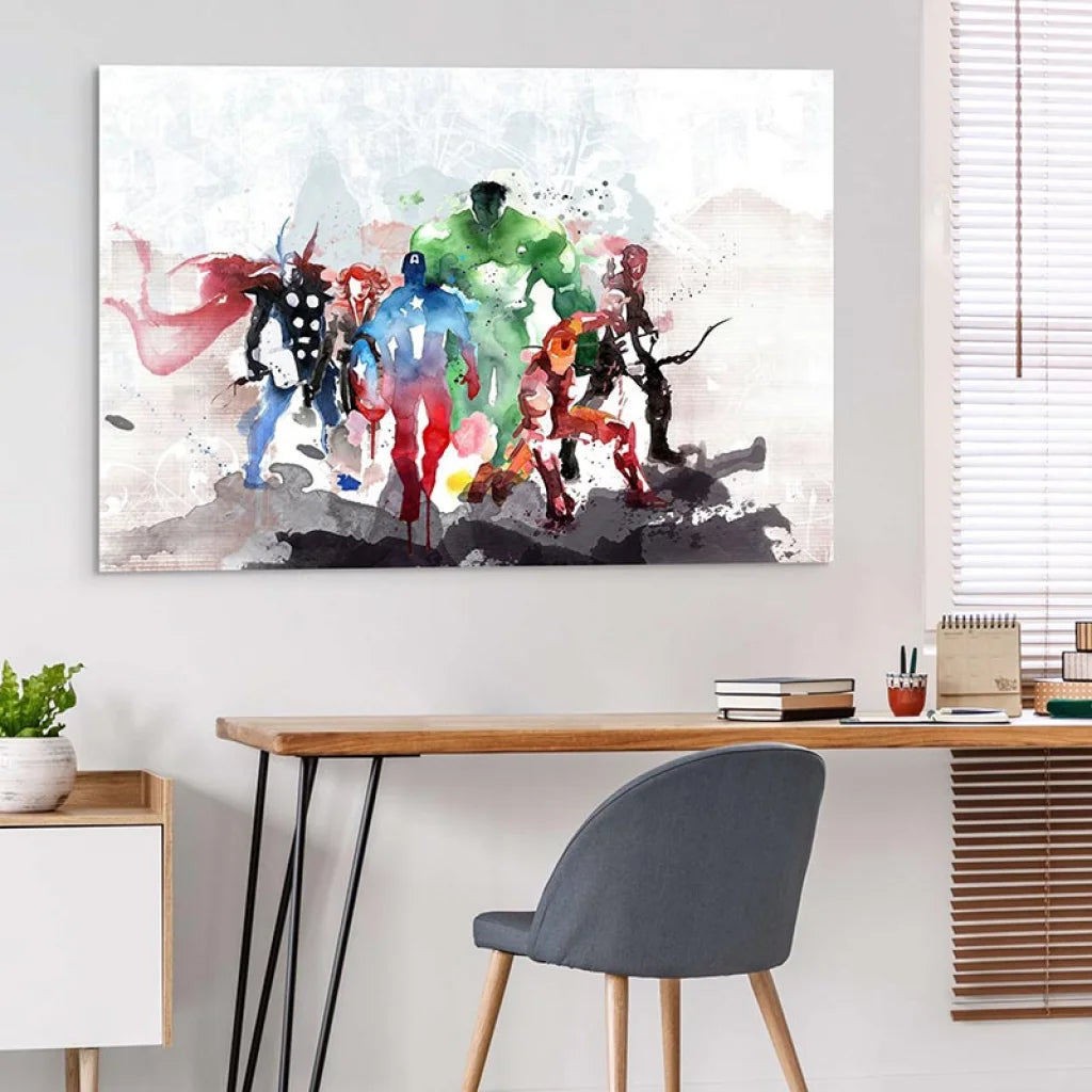 Tableau Marvel L’aquarelle Tableau Marvel