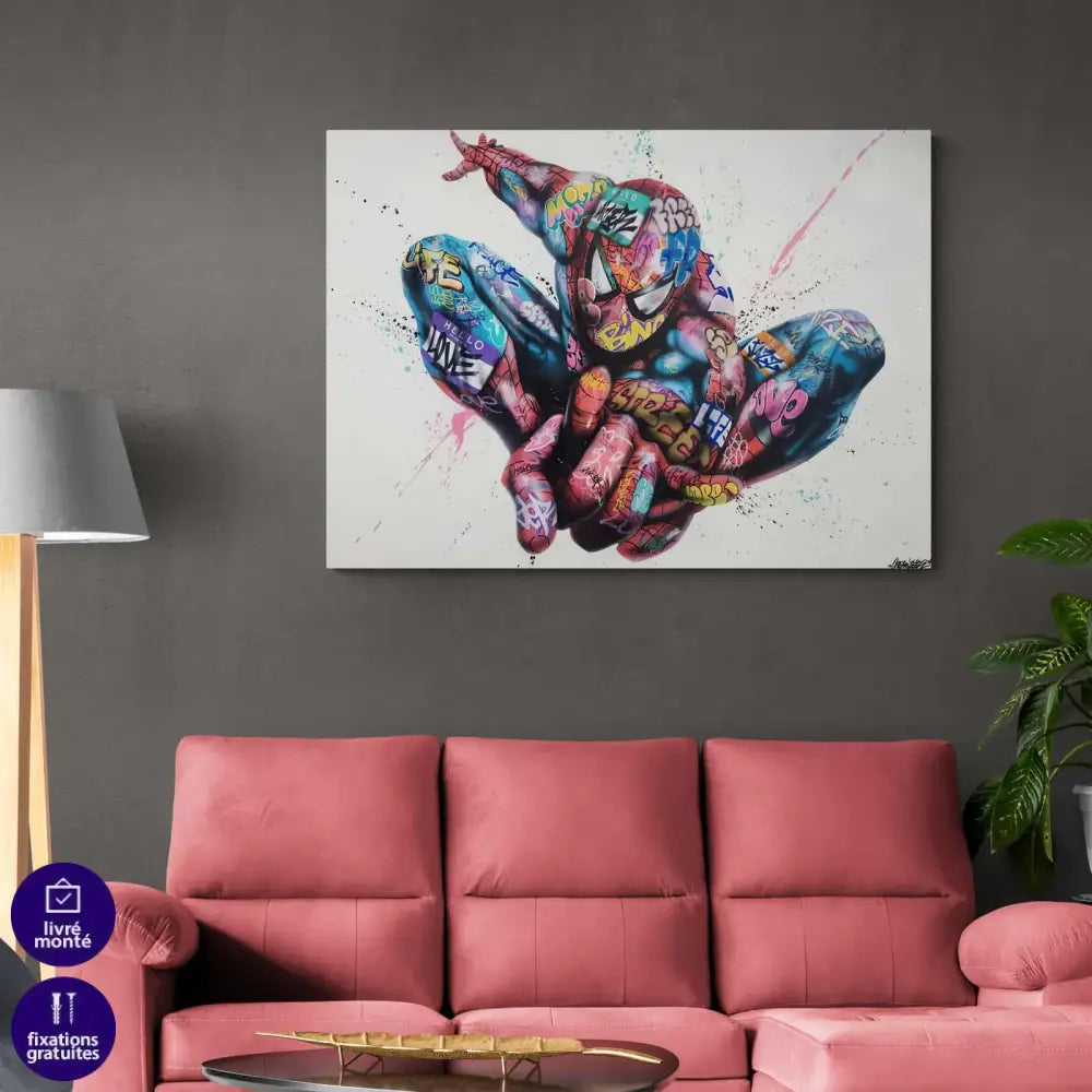 Tableau Marvel Spiderman Graf - Montableaudeco