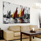 Tableau Mer Voiles Éclatantes Tableau Mer