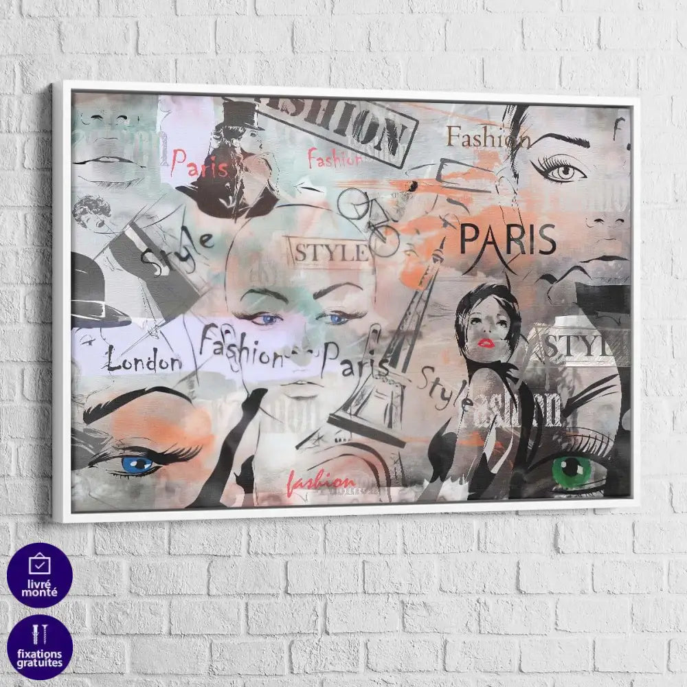 Tableau Mode Paris London - Montableaudeco