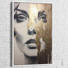 Tableau Moderne Aura de Glamour 40x60cm / Cadre Blanc Tableau moderne