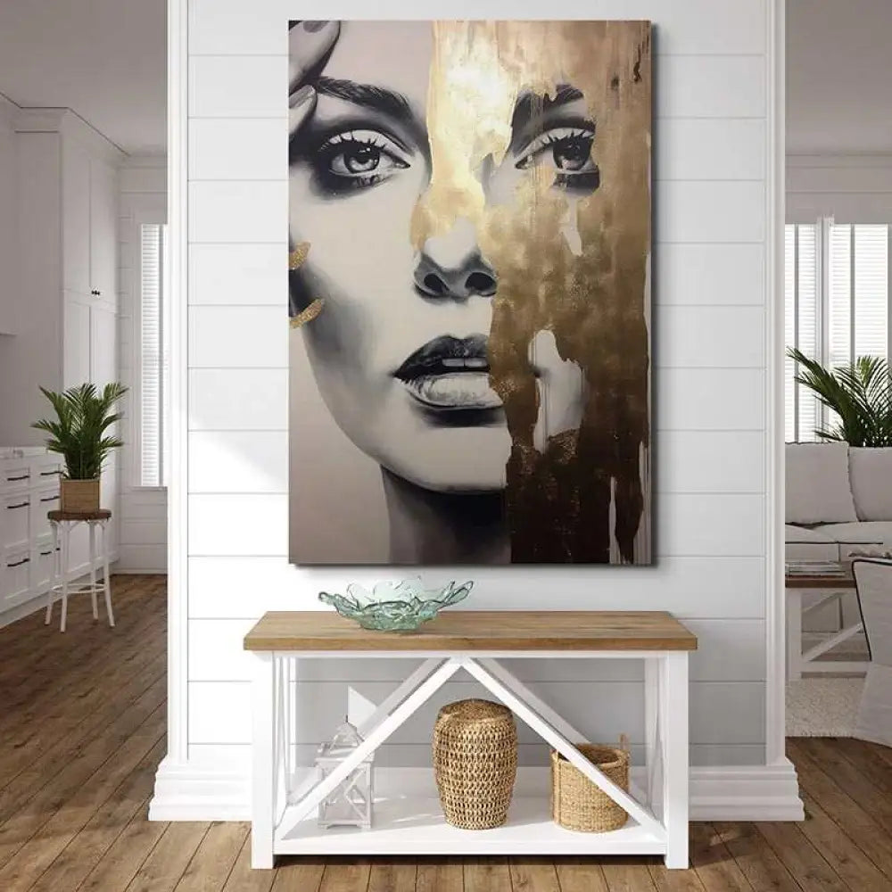 Tableau Moderne Aura de Glamour 40x60cm / Toile tendue sur châssis Tableau moderne