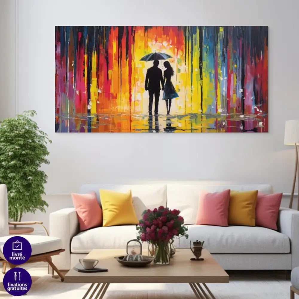 Tableau Moderne Évasion Romantique Tableau Moderne