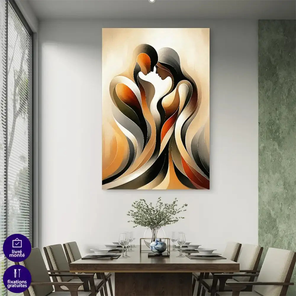 Décoration murale minimaliste - tableau moderne Harmonie Sensuelle

