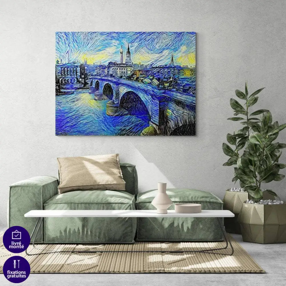 Tableau Moderne Le pont de Londres - Montableaudeco
