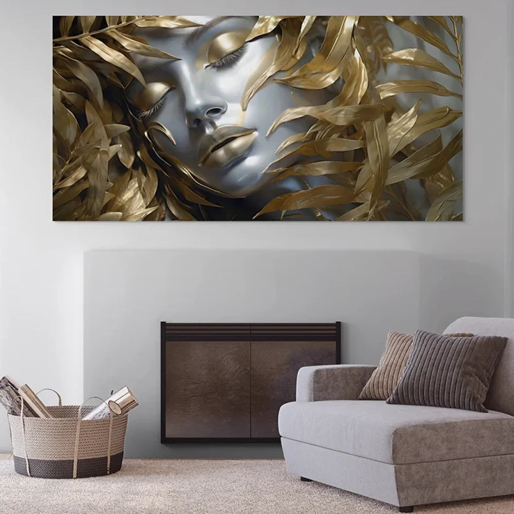 Tableau Moderne Silence d’Or Tableau moderne