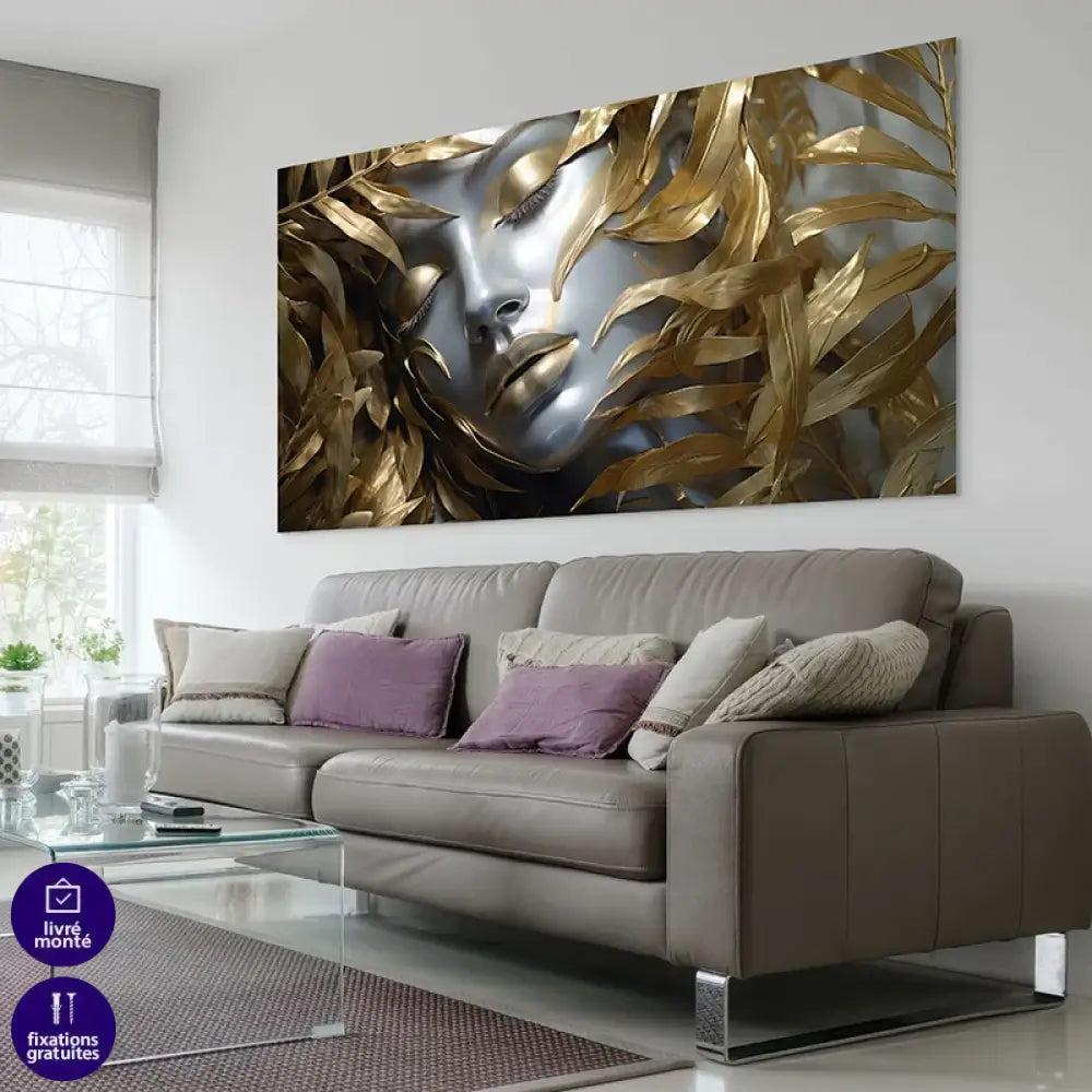 Tableau Moderne Silence d’Or Tableau moderne