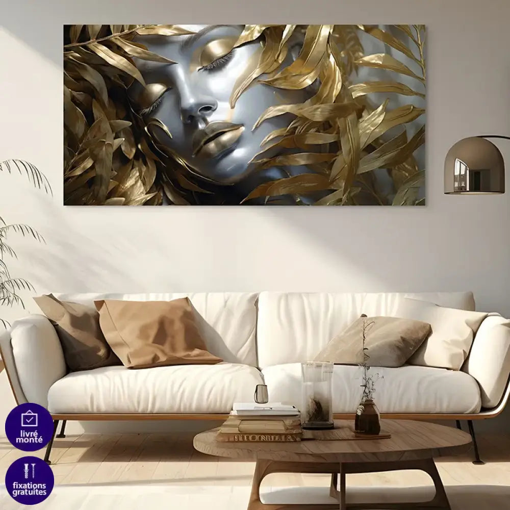 Tableau Moderne Silence d’Or Tableau moderne