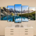 Tableau montagne 5 parties