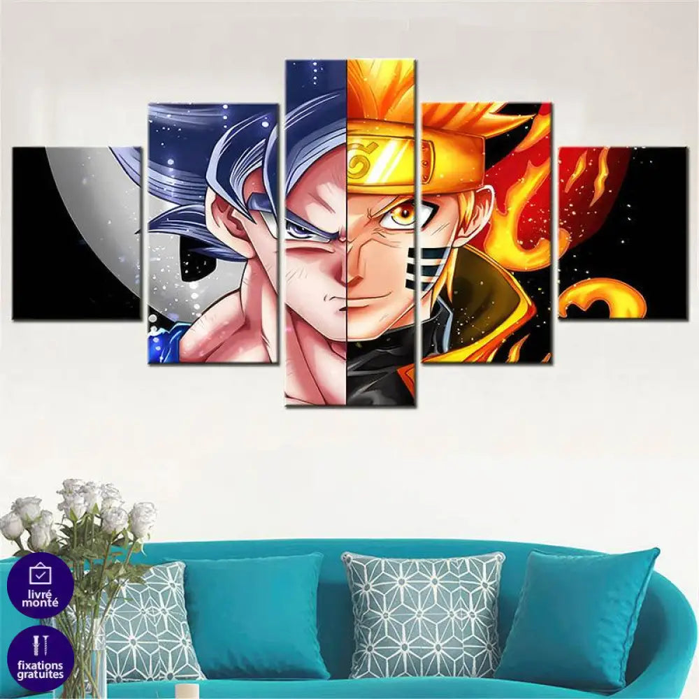 Tableau Naruto | 5 parties | Profitez De L'offre de Bienvenue -20%