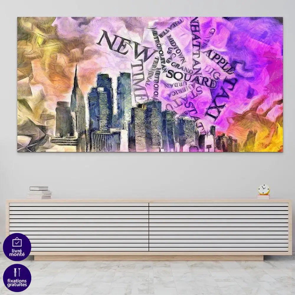 Tableau New York Coloré - Montableaudeco
