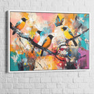 Tableau Oiseau Sur la Branche 4