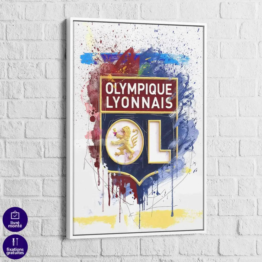 Tableau Olympique Lyonnais - Montableaudeco