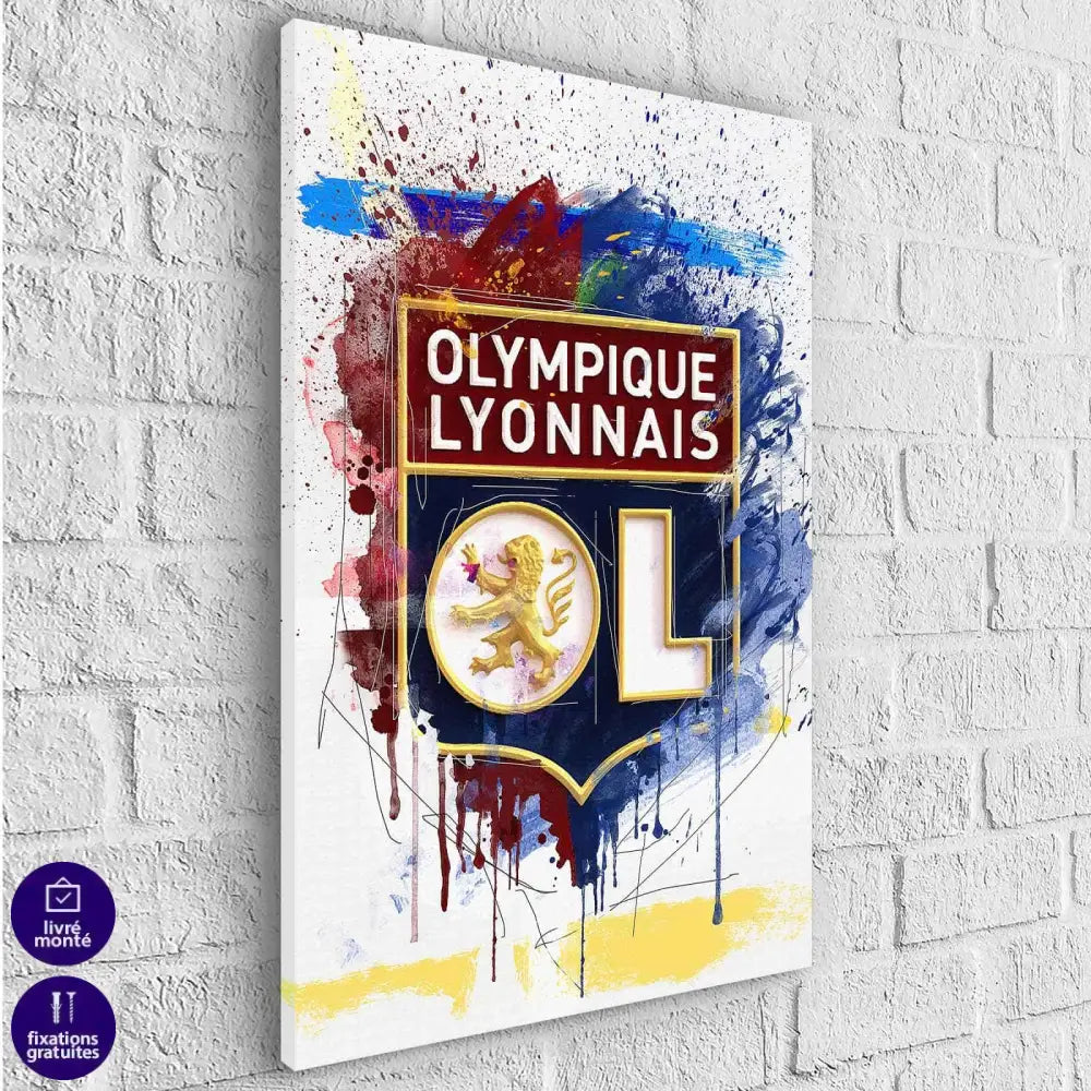 Tableau Olympique Lyonnais - Montableaudeco