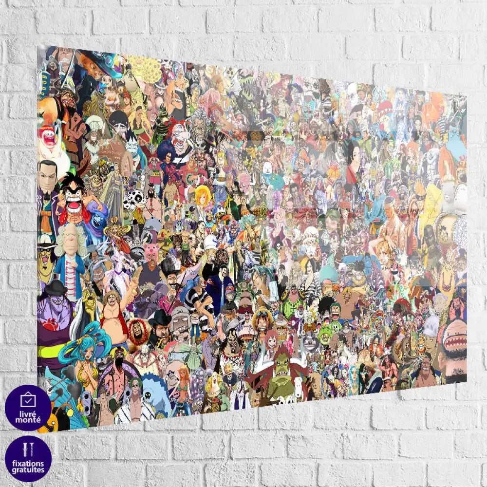 Tableau One Piece L’Héritage de Gol D. Roger 40x60cm / Plexiglas Tableau One Piece