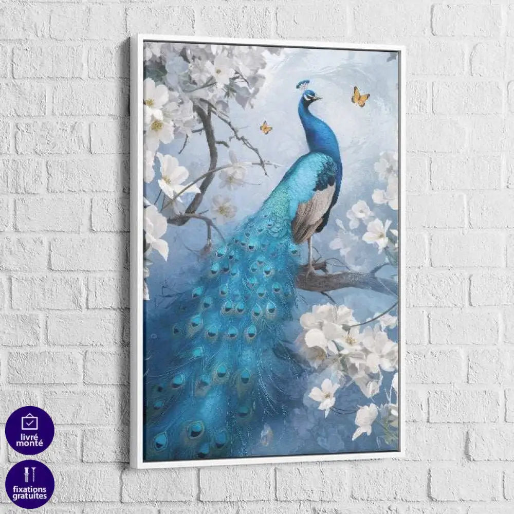 Tableau Moderne | Paon des Jardins | Offre De Bienvenue -20% d