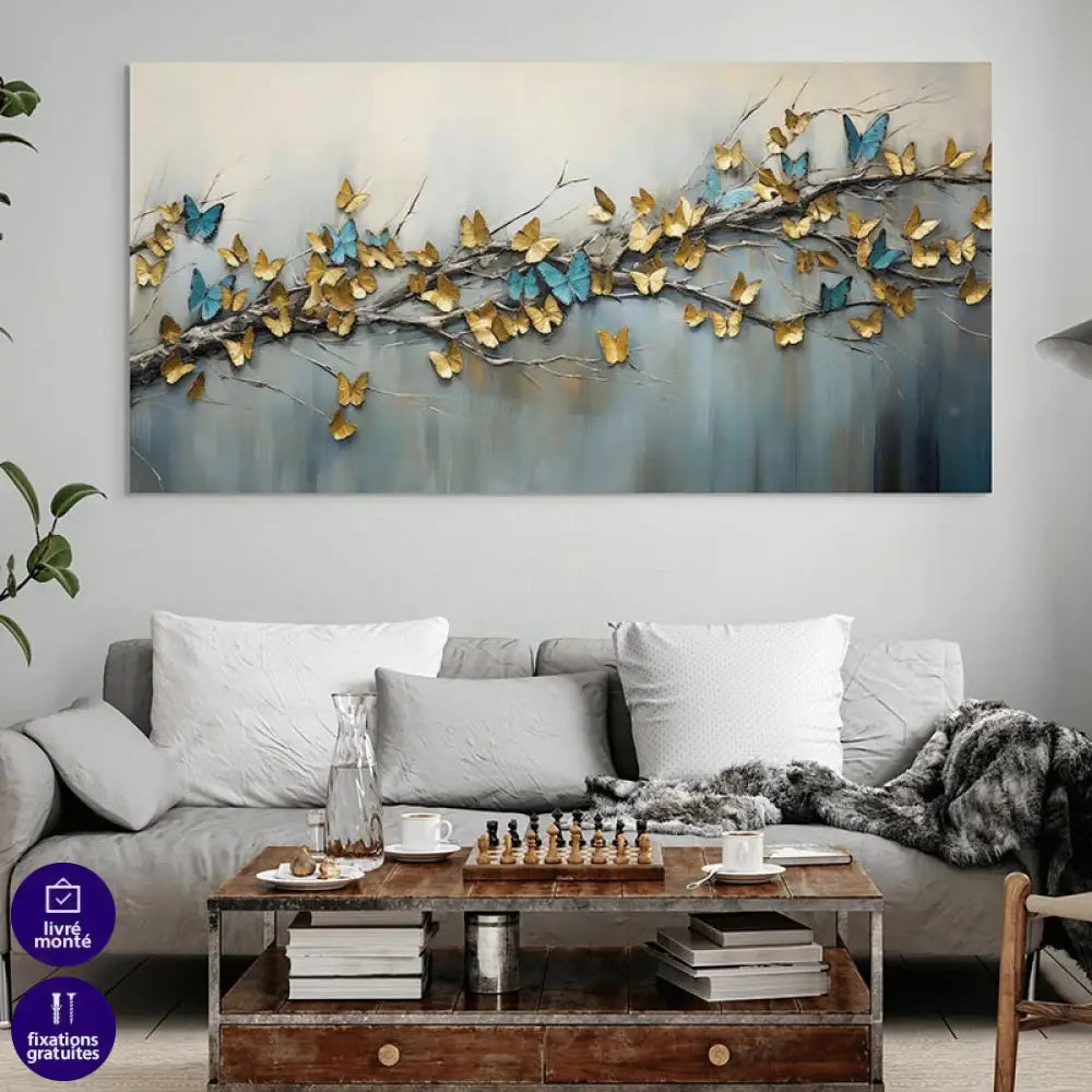 Tableau Papillon Symphonie Aérienne 2