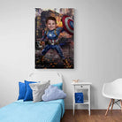 Tableau Personnalisable Super Héros Captain America - Montableaudeco