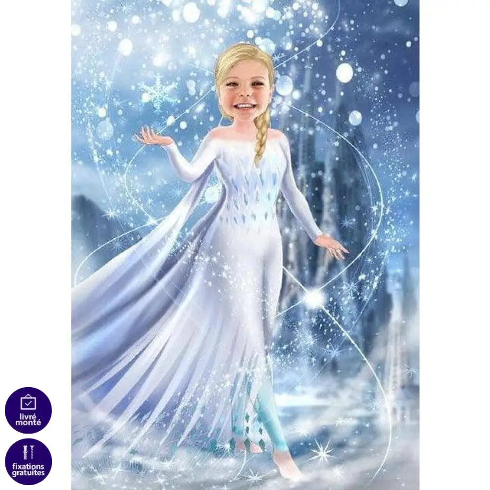 Tableau Personnalisé Enfant Gaming & Contes de Fées - Montableaudeco