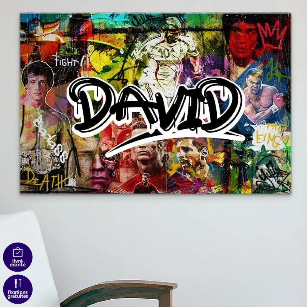 Tableau Personnalisé Prénoms Fille ou Garçon - Montableaudeco