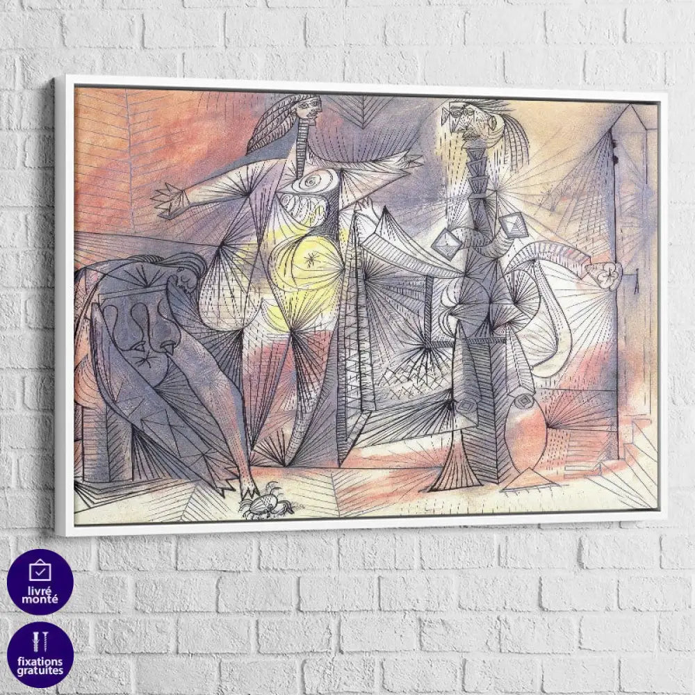 Tableau Picasso | Les Baigneuses au crabe C