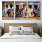 Tableau Pink Floyd Girls 3 Parties Tableau Abstrait