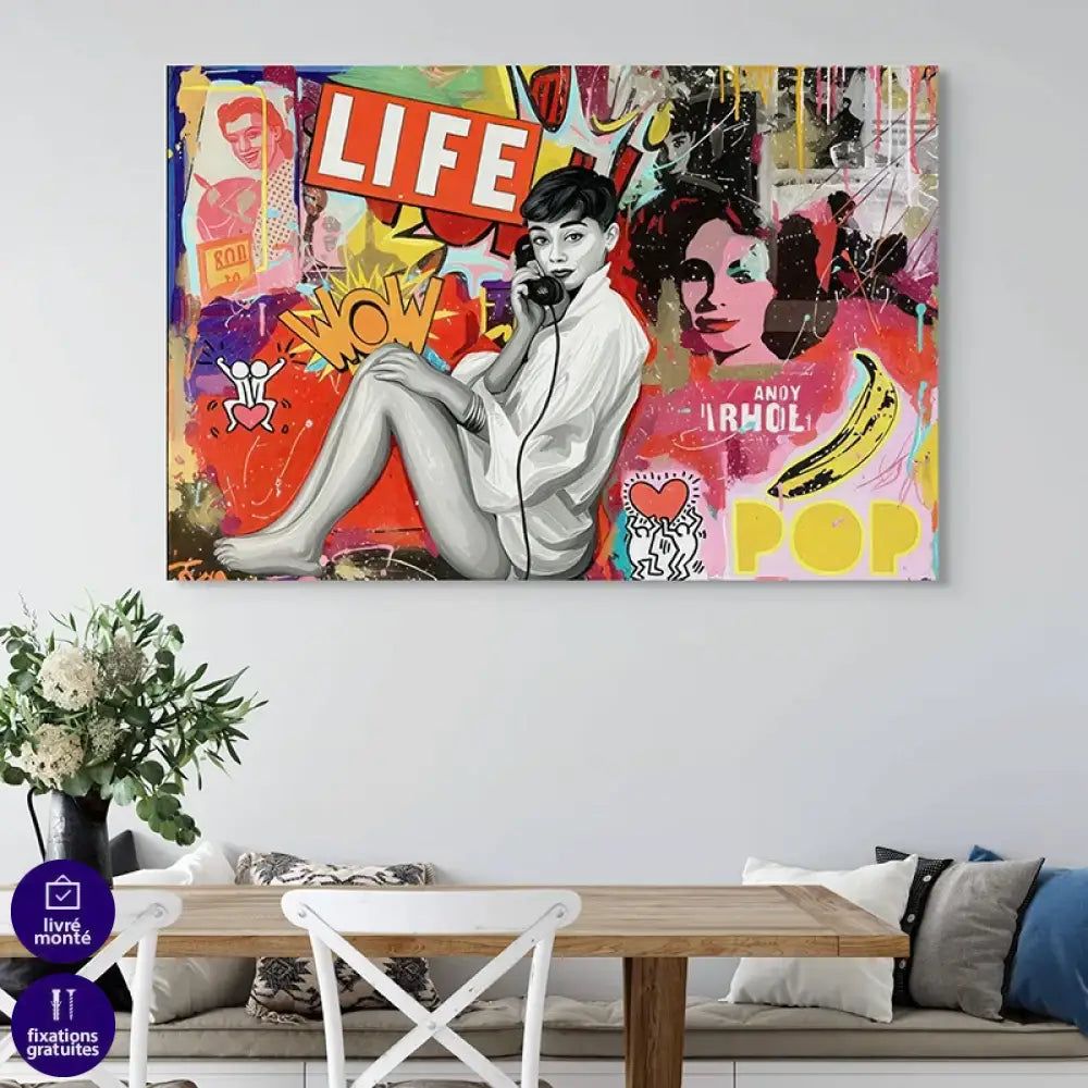 art urbain WOW LIFE graffiti moderne