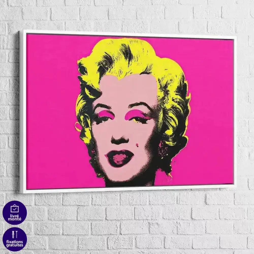 Tableau Pop Art Marilyn Monroe Andy Warhol - Montableaudeco