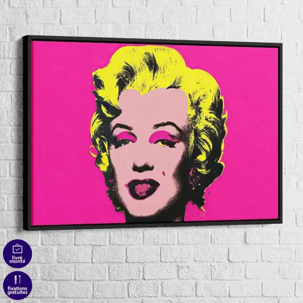 Tableau Pop Art Marilyn Monroe Andy Warhol - Montableaudeco