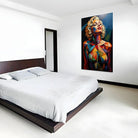 Tableau Mural – Marilyn Cubique Style Géométrique