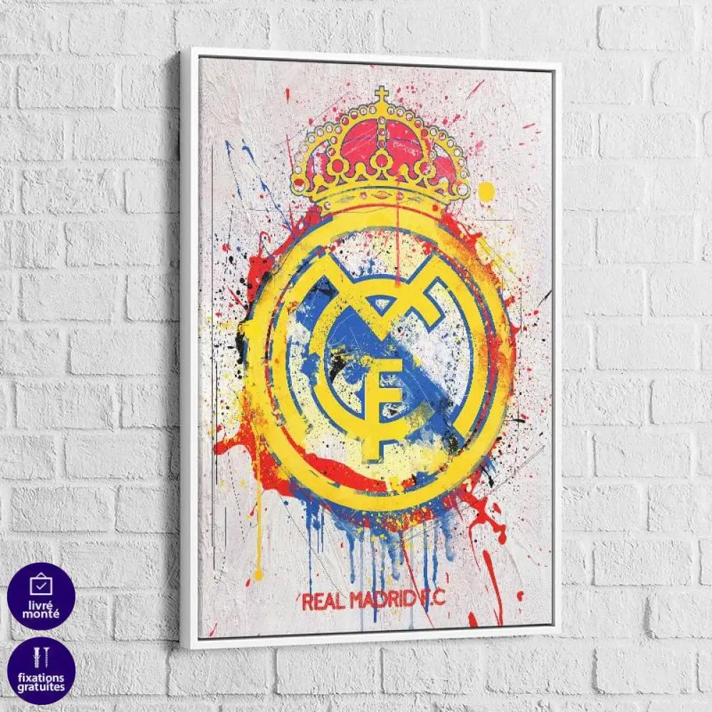 Tableau Real Madrid Graffiti - Montableaudeco
