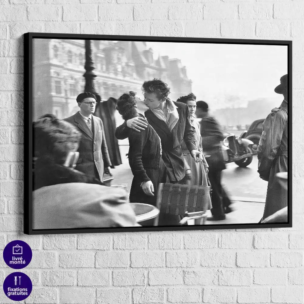 Tableau Robert Doisneau Le Baiser 3
