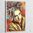 Tableau Robert Smith Mélancolie Éternelle 40x60cm / Cadre Blanc Tableau Éléphant