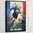 Toile tendue XV de France dynamique pour salon ou chambre