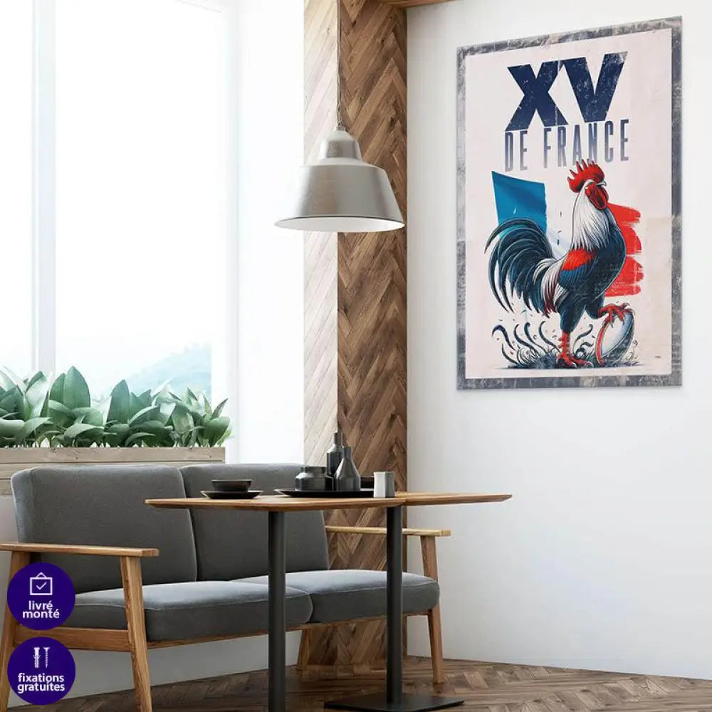 Tableau Rugby Quinze de France - Montableaudeco