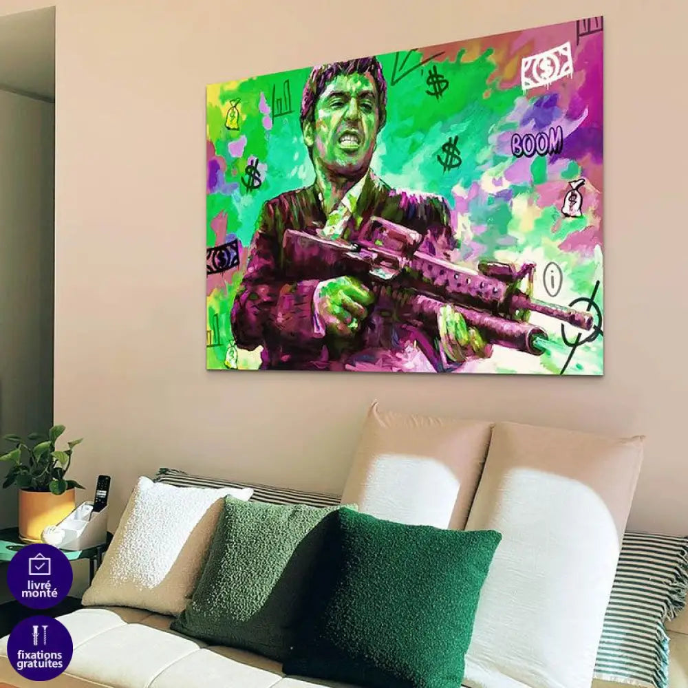 Tableau Cinéma | Scarface | Profitez de L'Offre de Bienvenue -20%