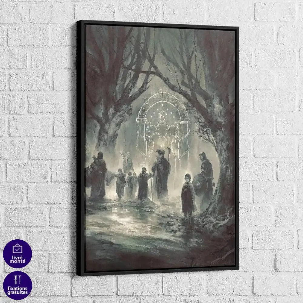Tableau Seigneur des Anneaux Gouffre de Helm - Montableaudeco