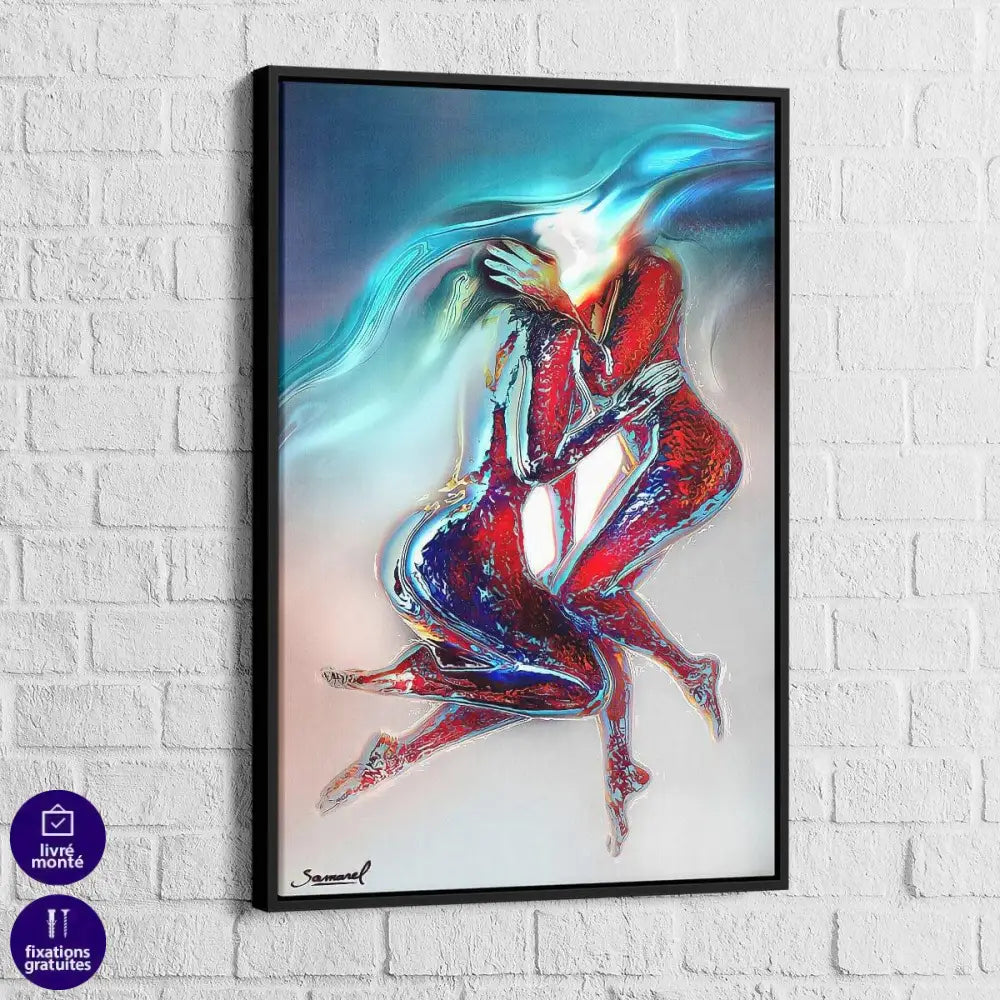 Tableau Sexy Amour sur la plage - Montableaudeco