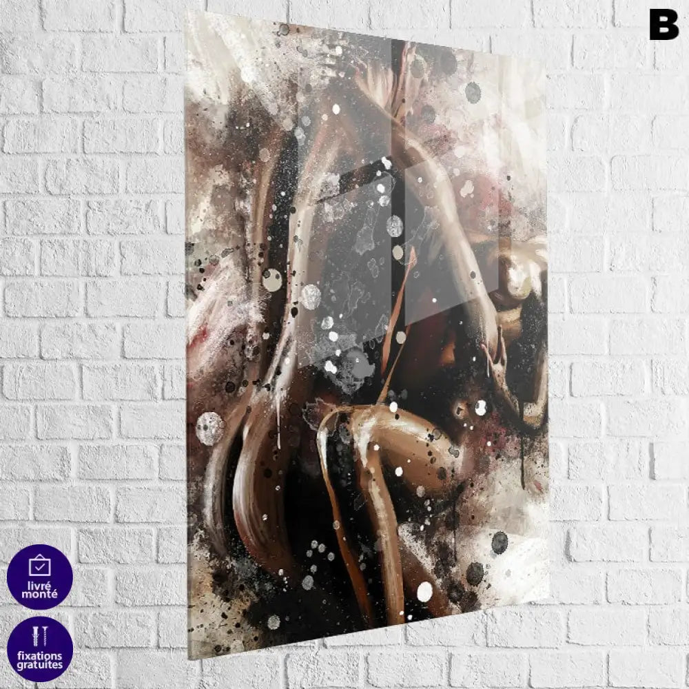 nu artistique moderne finition brillante plexiglas