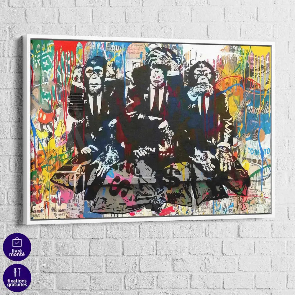 Tableau Singe Pulp - Montableaudeco