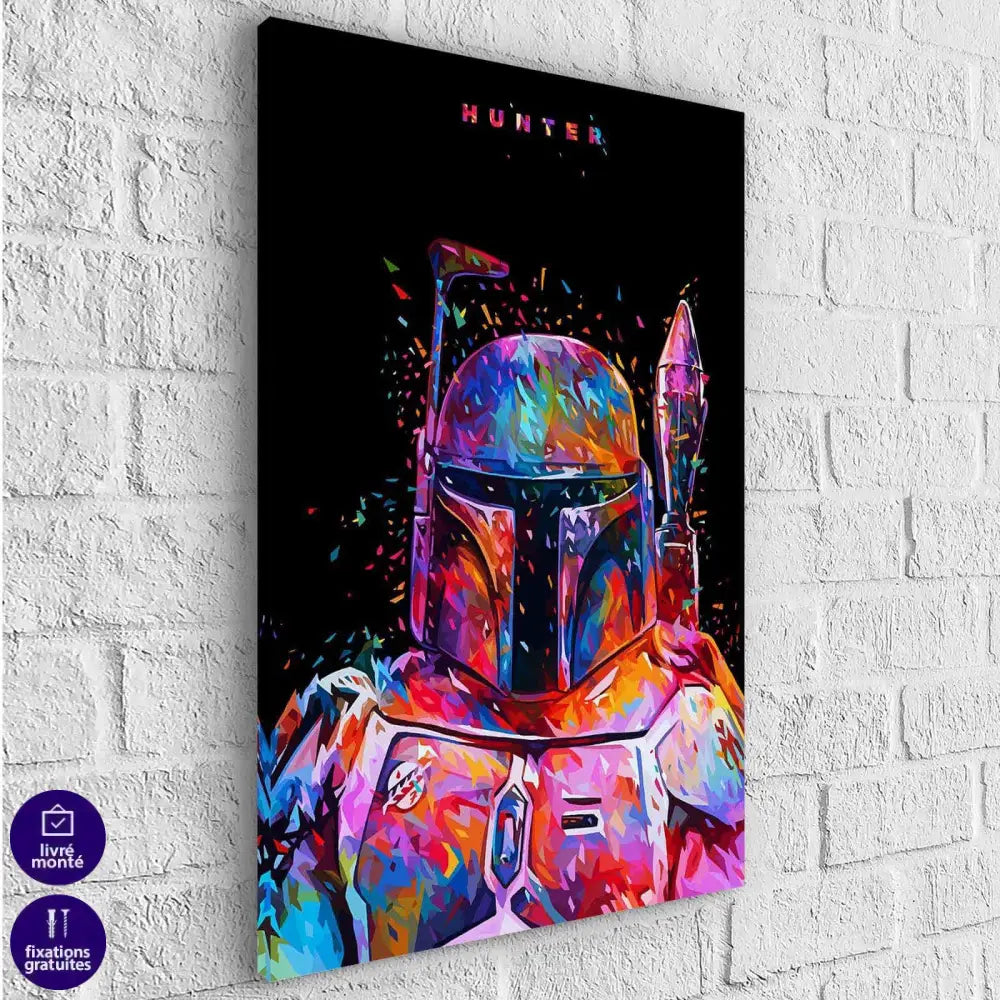 Tableau Star Wars Dark Boba Fett - Montableaudeco
