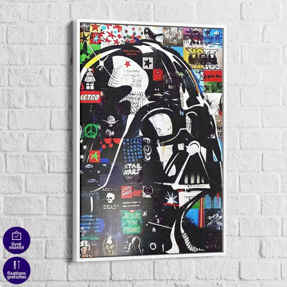 Tableau Star Wars Dark Vador Graf - Montableaudeco