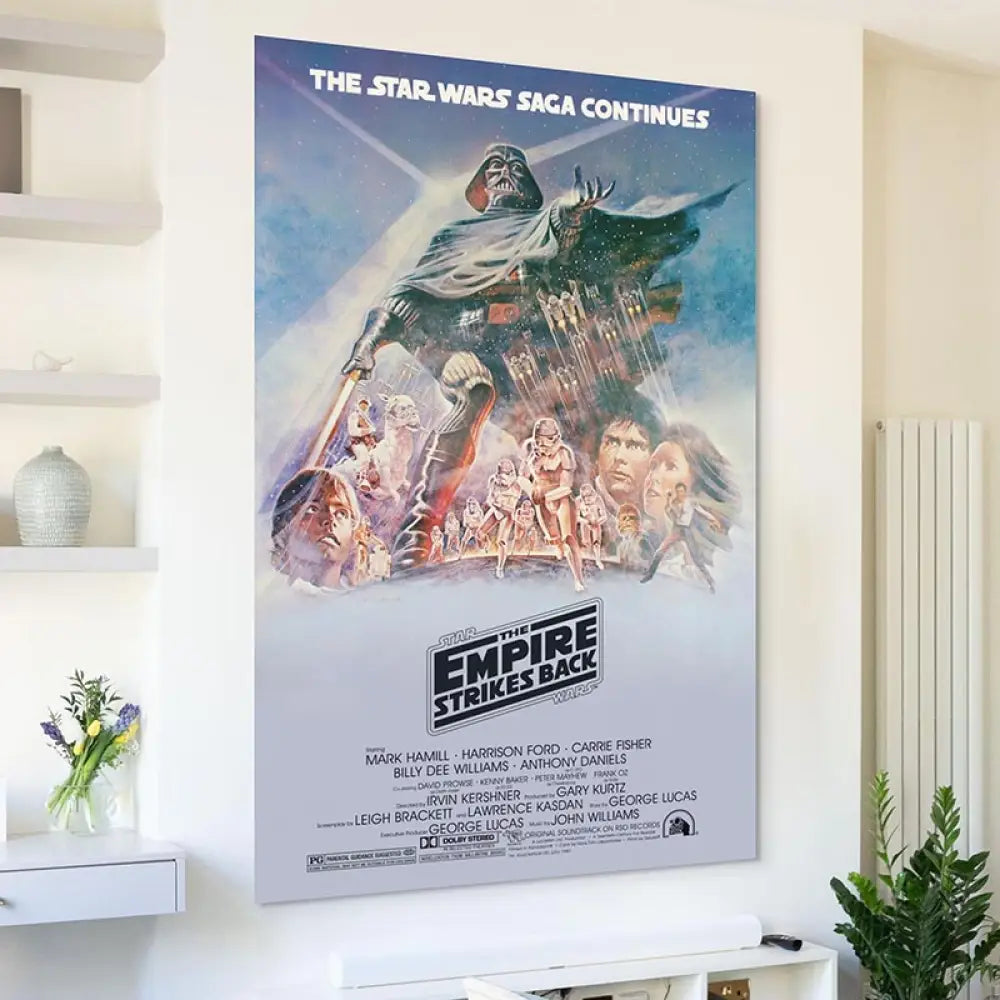 Tableau Star Wars Original L’Empire Contre Attaque 40x60cm / Affiche sans cadre Tableau Star Wars